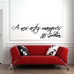 Example of wall stickers: A nos actes manqus (Thumb)
